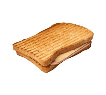 Samloka með skinku og osti